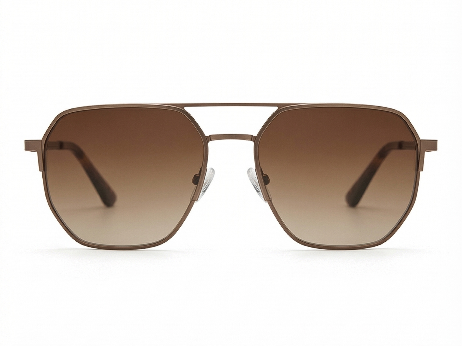 Talon — Matte Black Aviator Frame & Brown Gradient Lenses