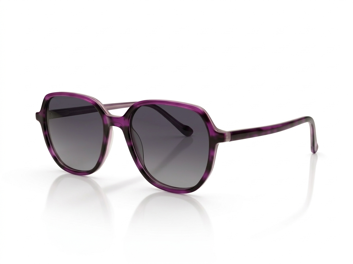 Kairo — Purple Frame & Smoke Gradient Lenses