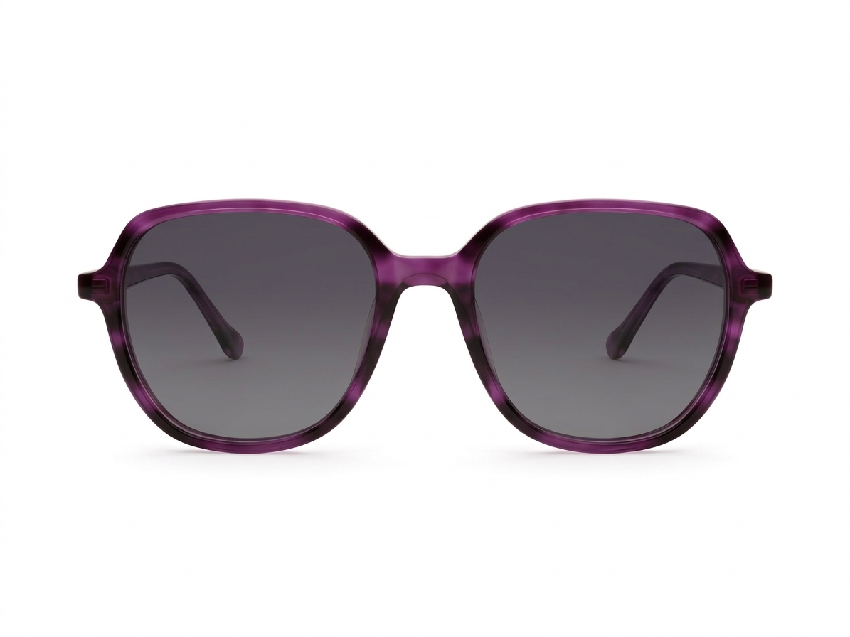 Kairo — Purple Frame & Smoke Gradient Lenses