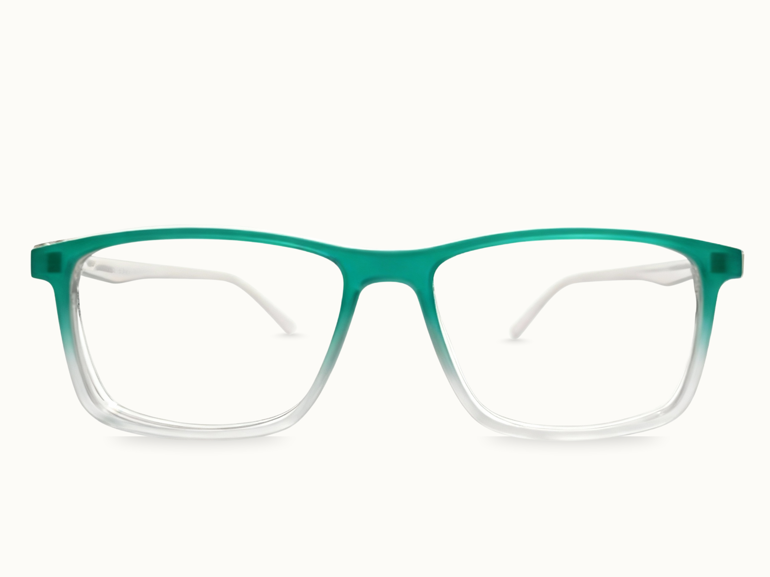 Half Green Half Transparent