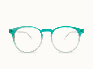Half Green Half Transparent
