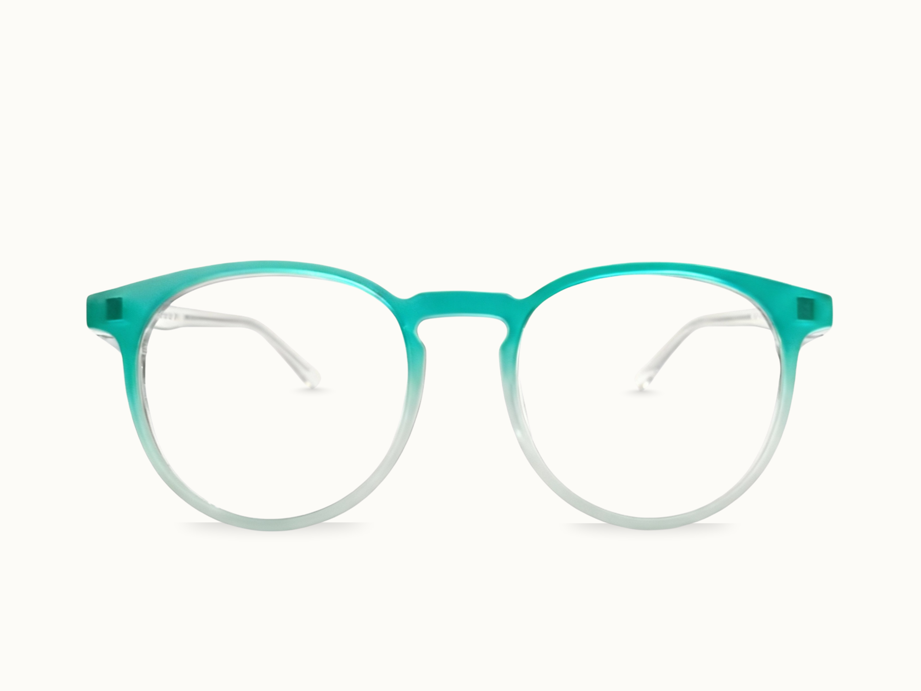 Half Green Half Transparent
