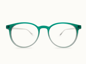 Half Green Half Transparent