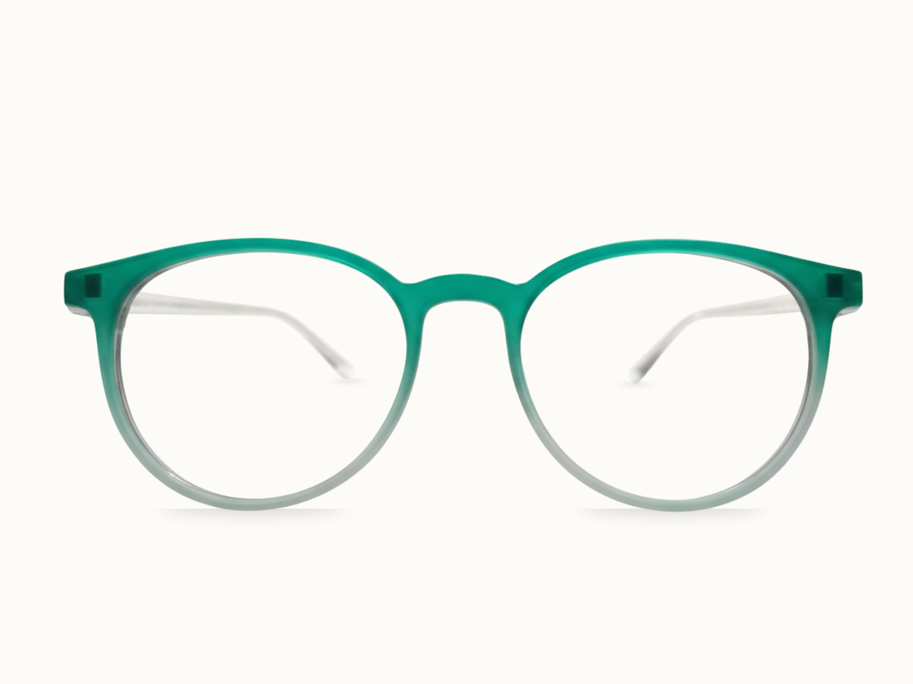 Half Green Half Transparent
