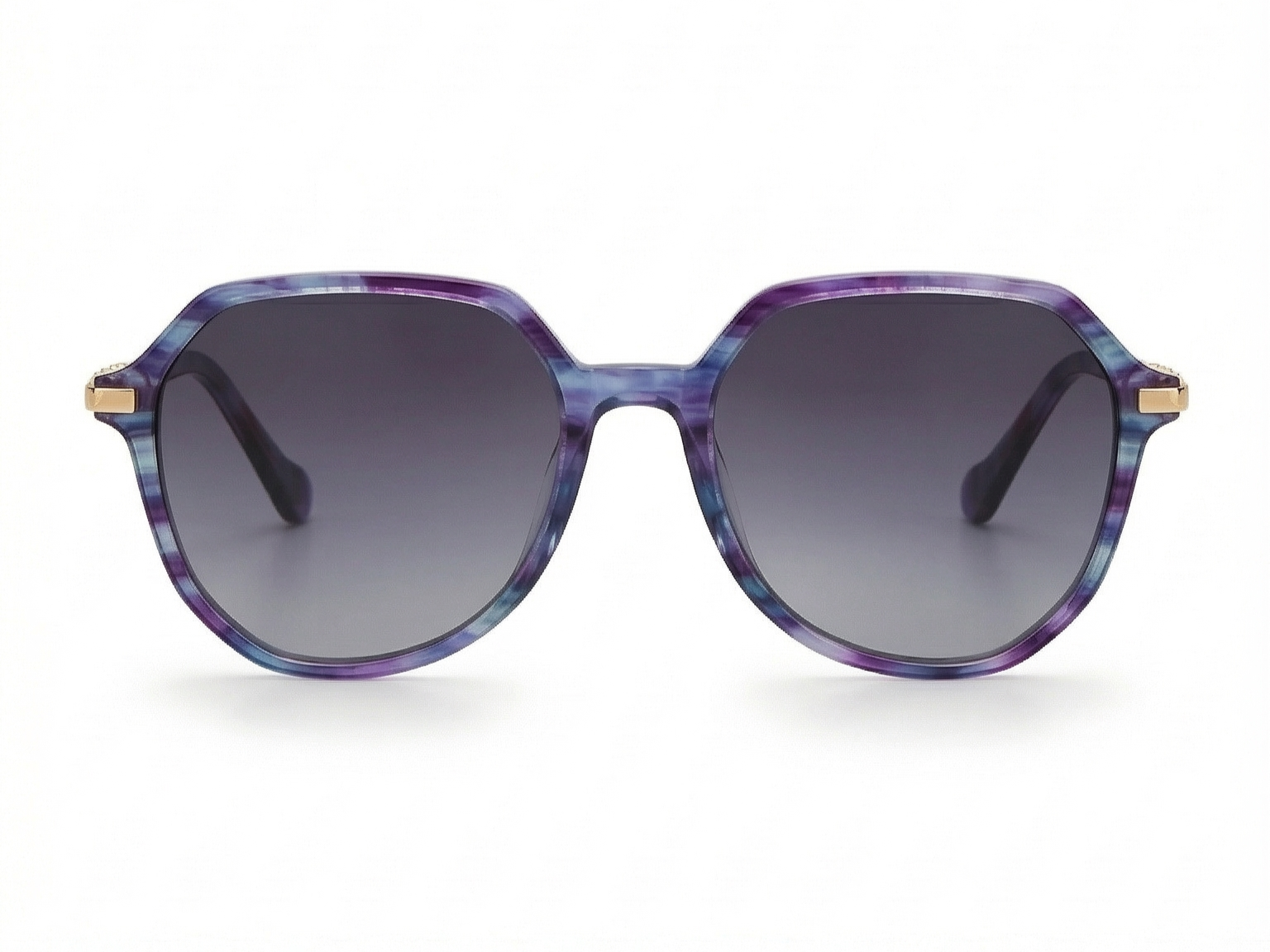 Vero — Purple Patterned Frame & Smoke Gradient Lenses