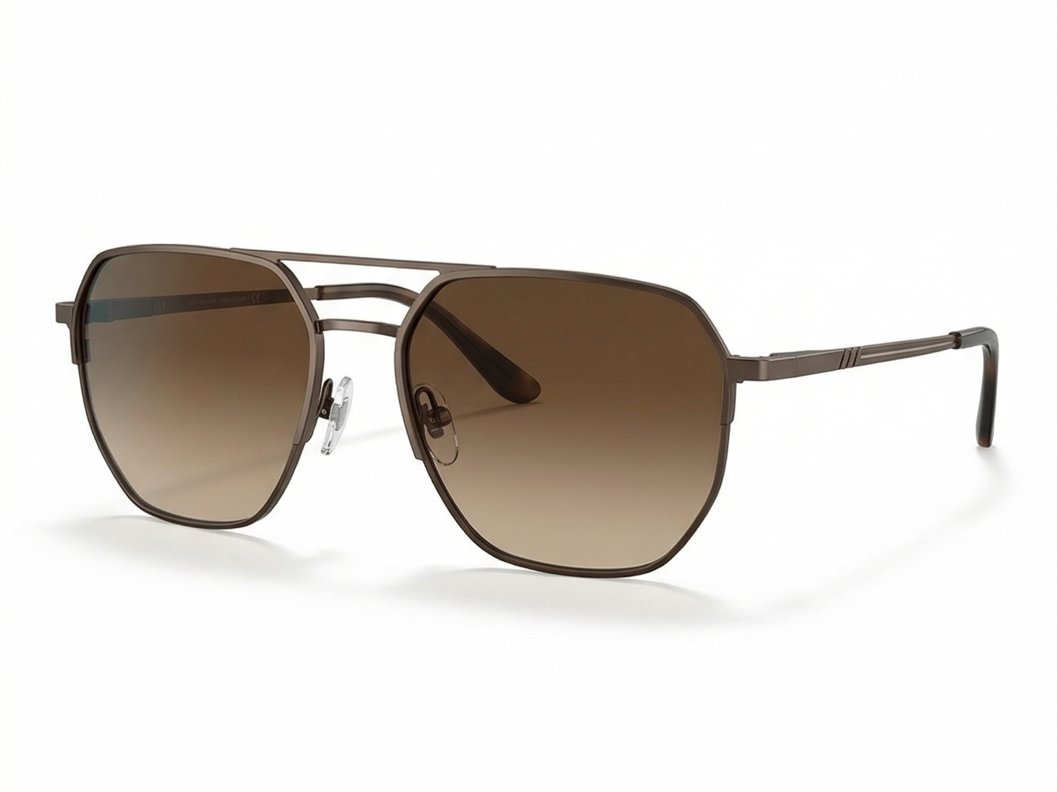 Talon — Matte Black Aviator Frame & Brown Gradient Lenses