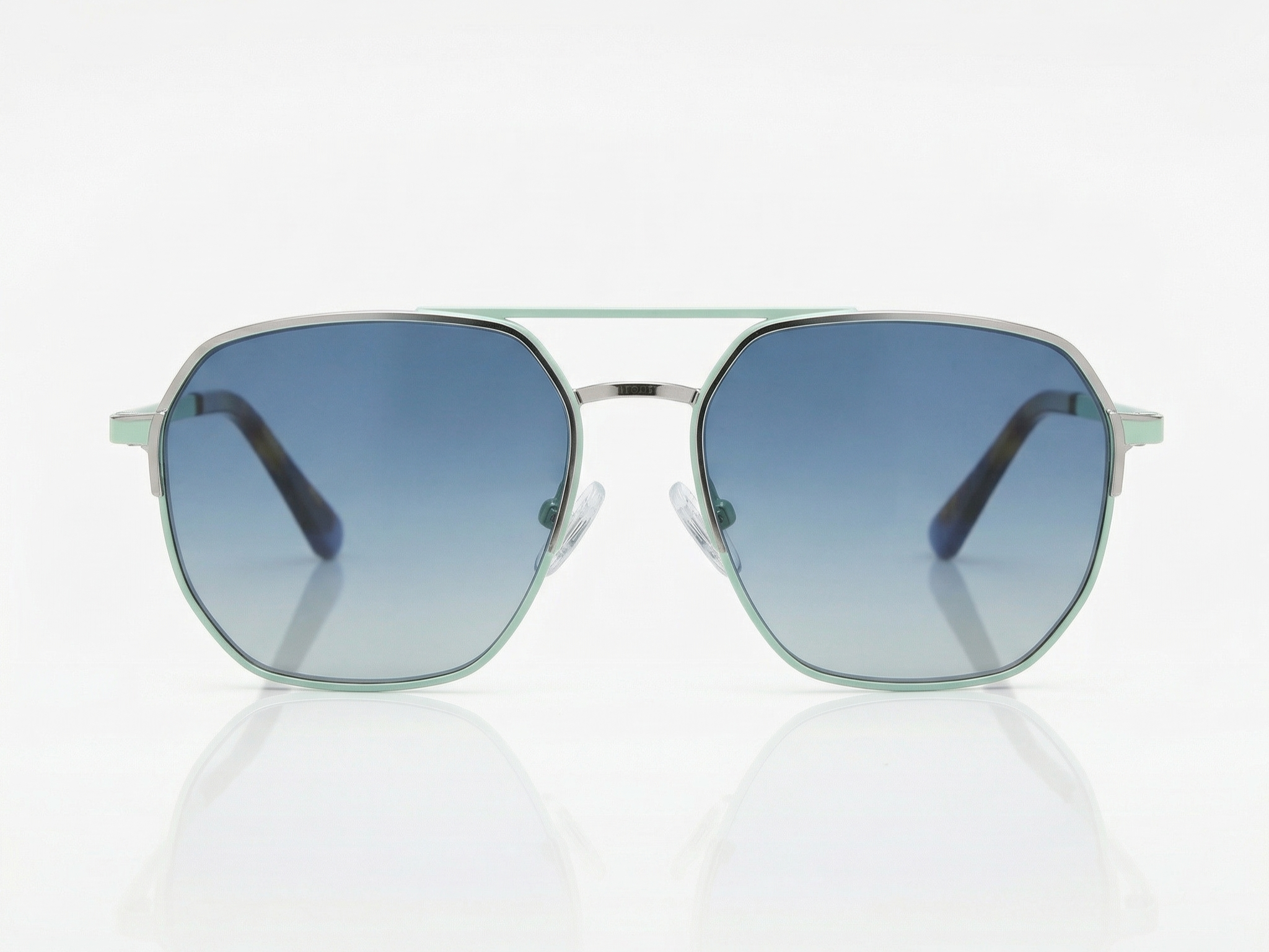 Talon — Sage Green Aviator Frame & Blue Gradient Lenses